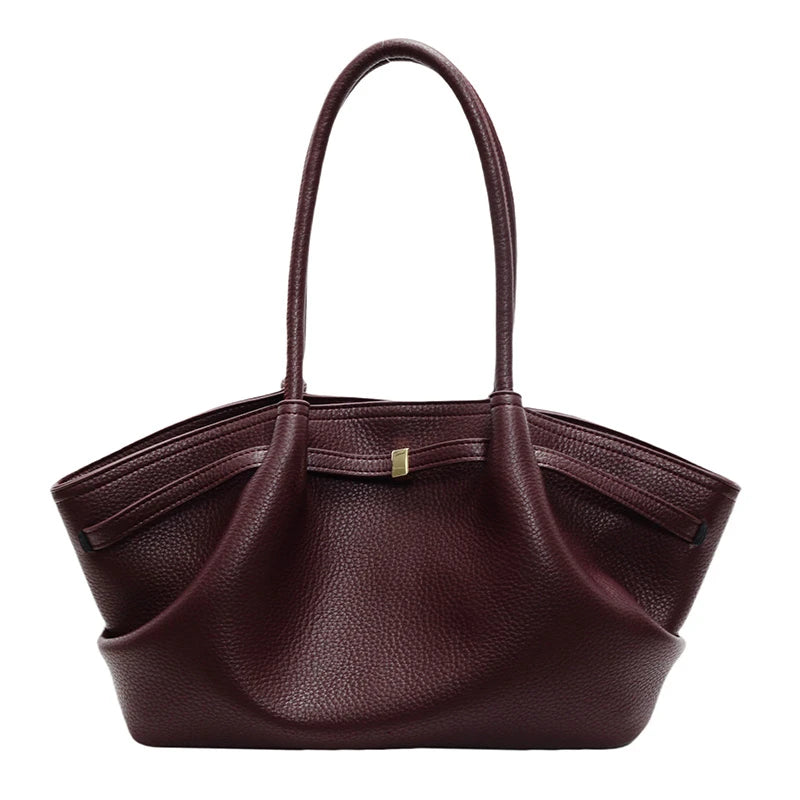 Versatile leather handbag