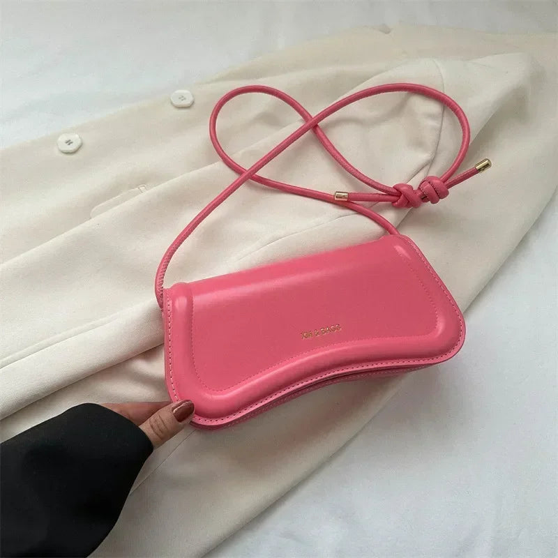 Leather sling bag for women