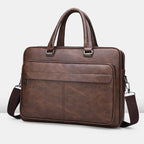 Leather business briefcase