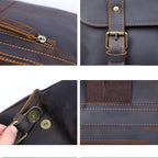 Stylish leather rucksack