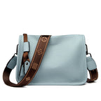 Sleek leather shoulder bag