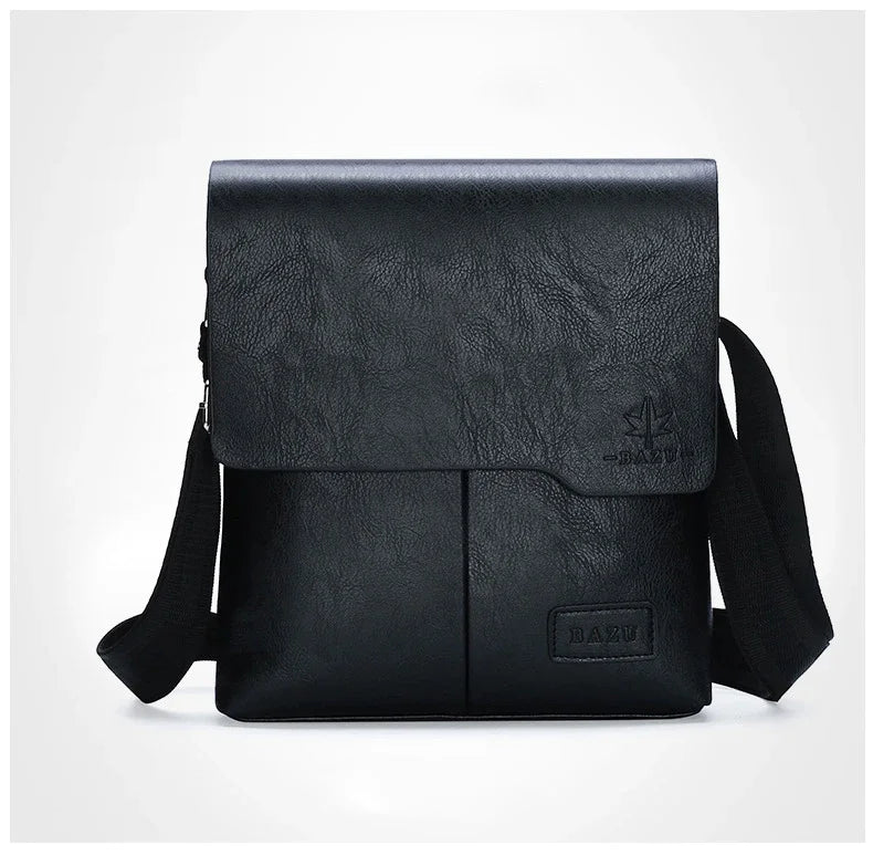 Versatile leather crossbody bag
