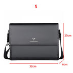 Men's formal leather briefcase