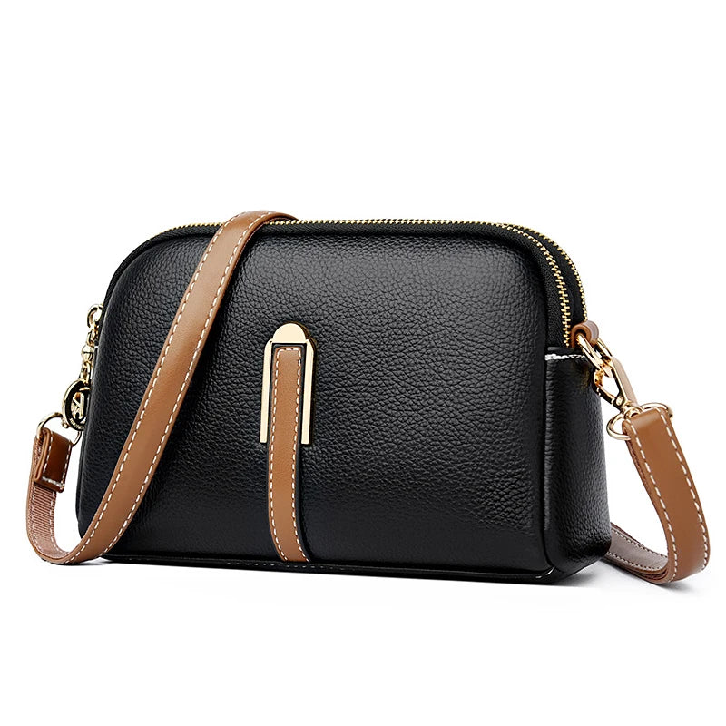 Everyday leather crossbody bag