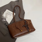 Everyday leather shoulder purse