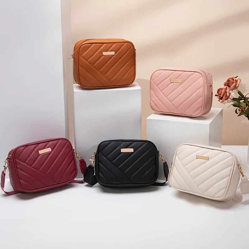 Small leather crossbody sling bag