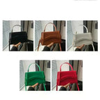 Elegant small leather crossbody bag
