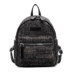 Women's small denim backpack