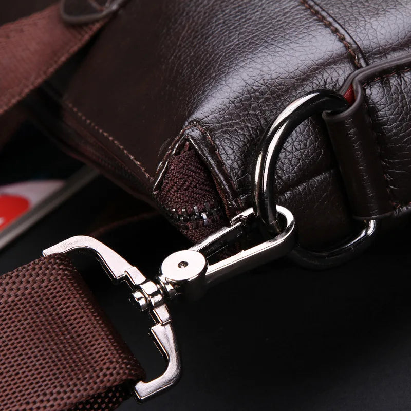 Vintage leather office briefcase