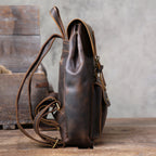 Stylish leather rucksack