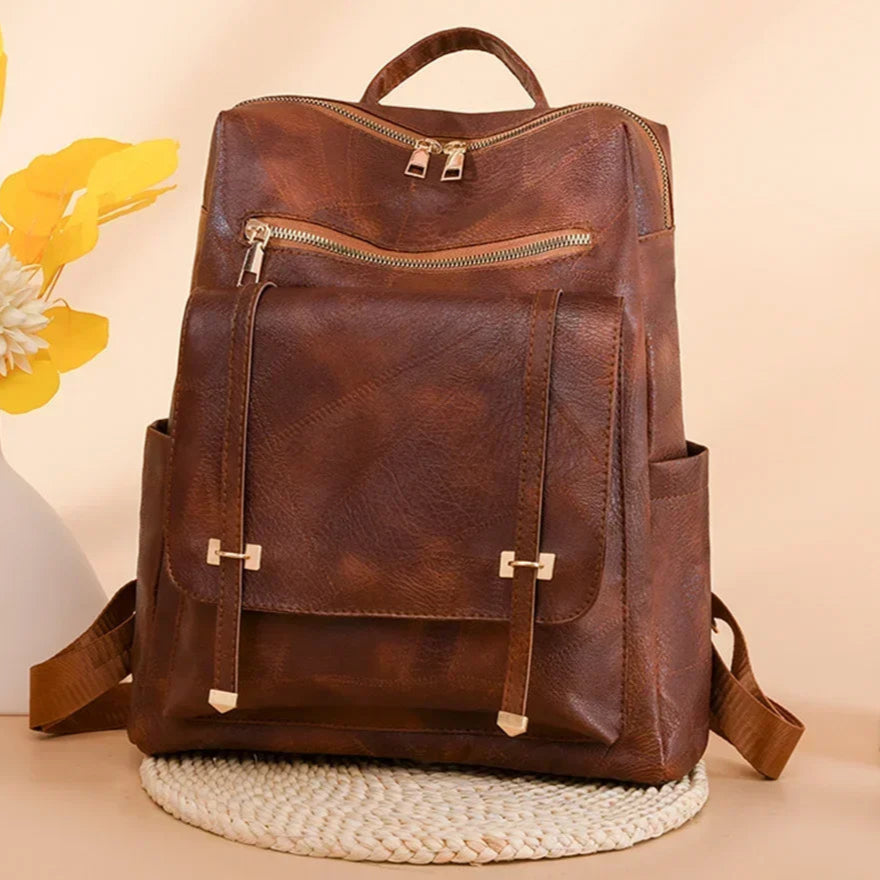 Vintage leather satchel