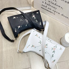Sleek leather sling shoulder bag
