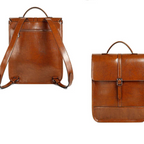 Classic leather satchel