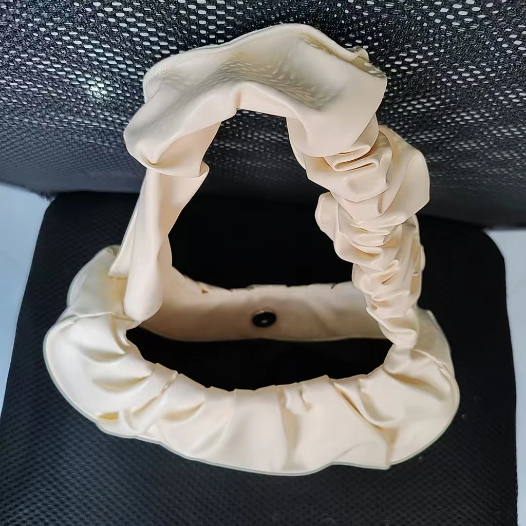 Quilted leather hobo bag