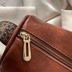 Sleek leather handbag