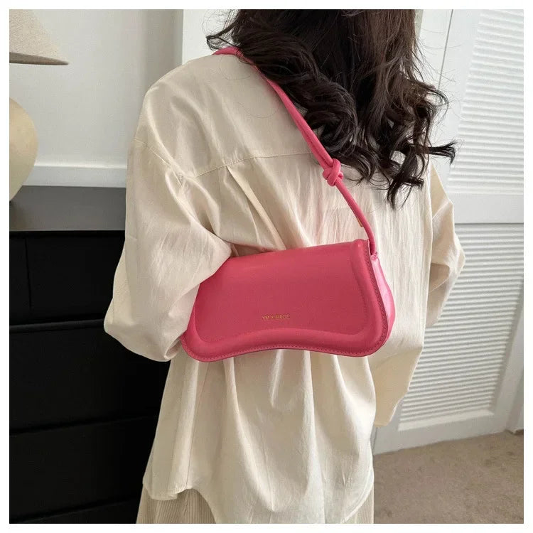 Leather sling bag for women