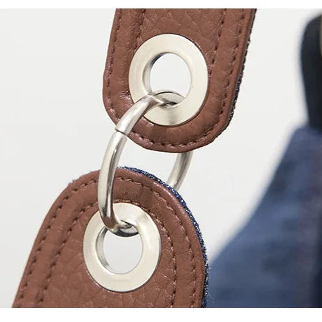 Casual denim slouch bag