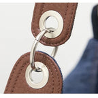 Casual denim slouch bag