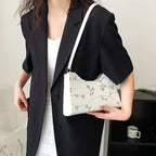 Sleek leather sling shoulder bag