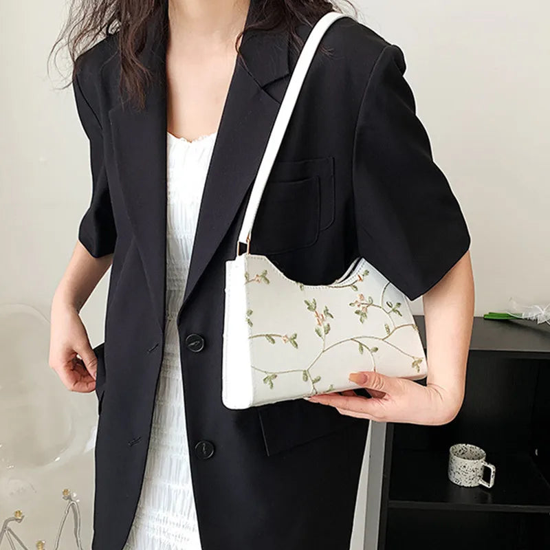 Sleek leather sling shoulder bag