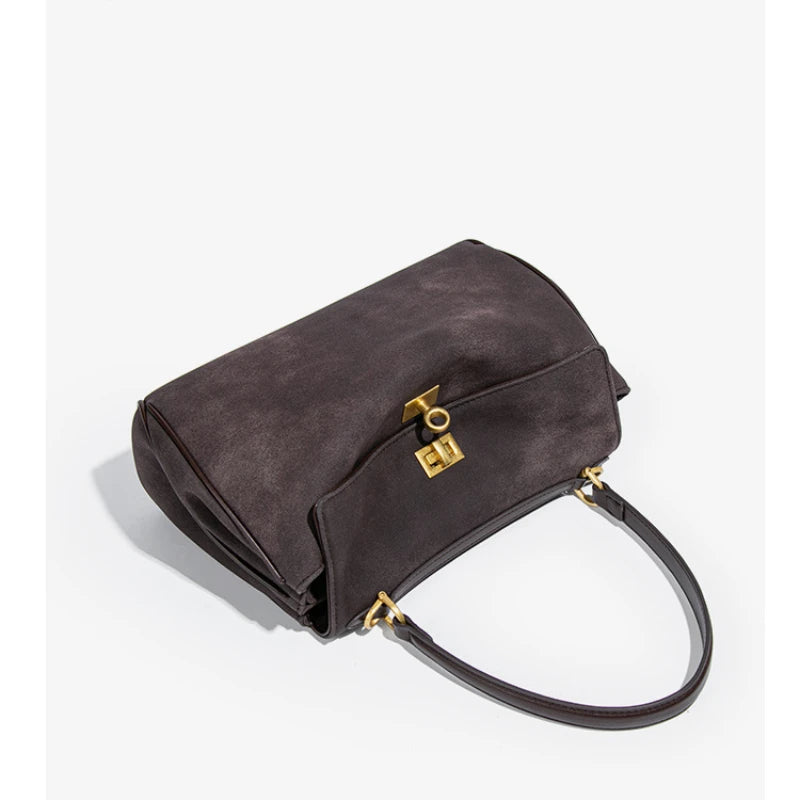 Timeless suede handbag