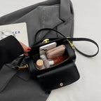 Fashion leather shoulder bag with top handle