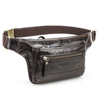 Weekender leather waist bag