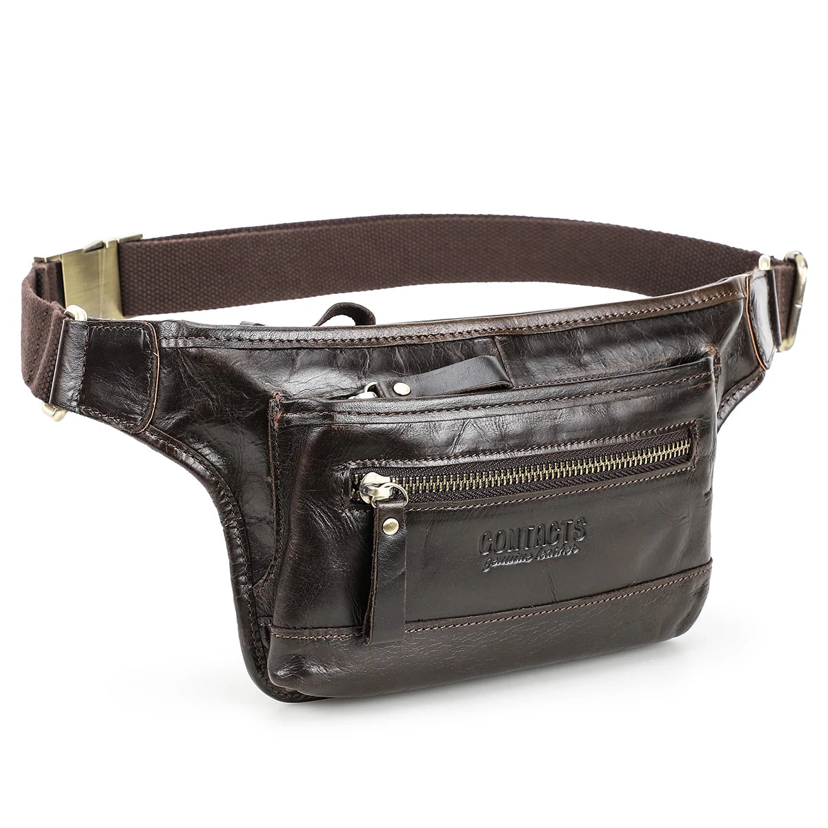 Weekender leather waist bag