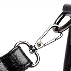 Square leather shoulder purse