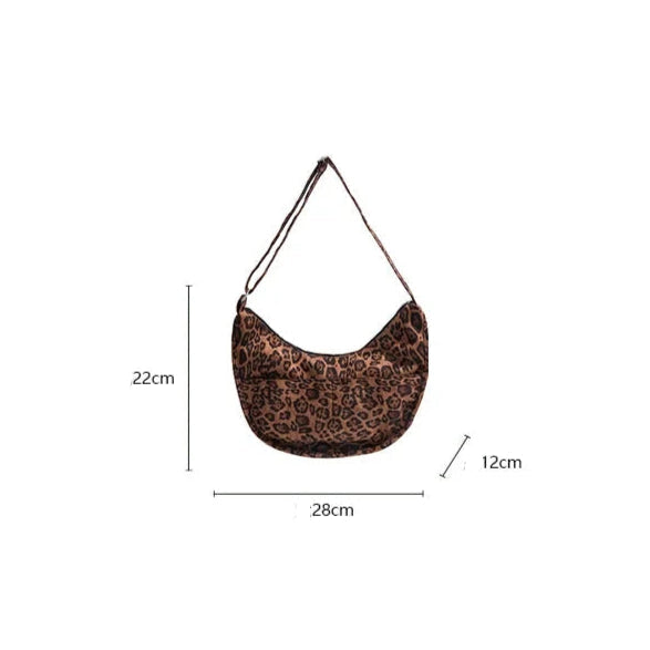 Oversized suede shoulder bag