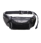 Leather belt bag for men