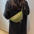Adjustable corduroy bum bag