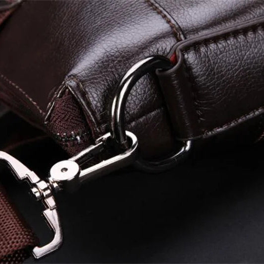 Vintage leather office briefcase