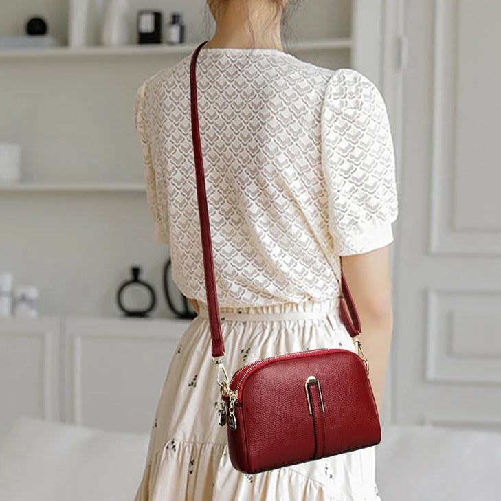 Everyday leather crossbody bag