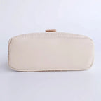 Classic leather shoulder bag for women