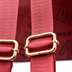Designer-style leather backpack