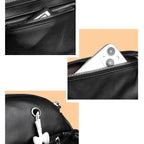 Soft leather crossbody bum bag