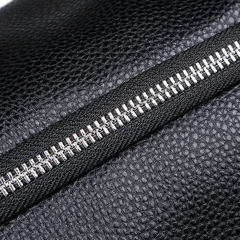 Urban leather holdall with top handles