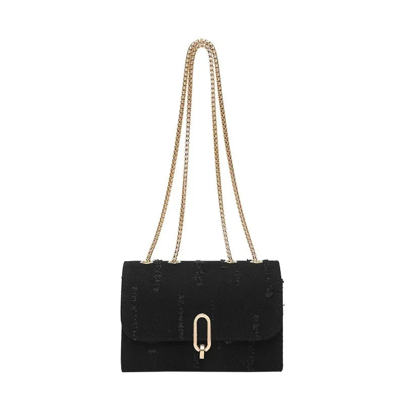Casual washed denim purse for everyday outfits