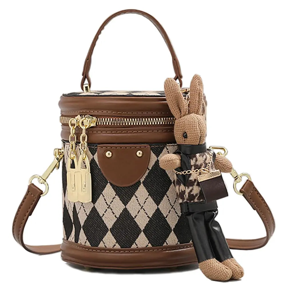 Vintage leather shoulder bag