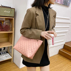 Fashionable leather tote bag