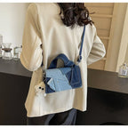 Fashion crossbody denim handbag