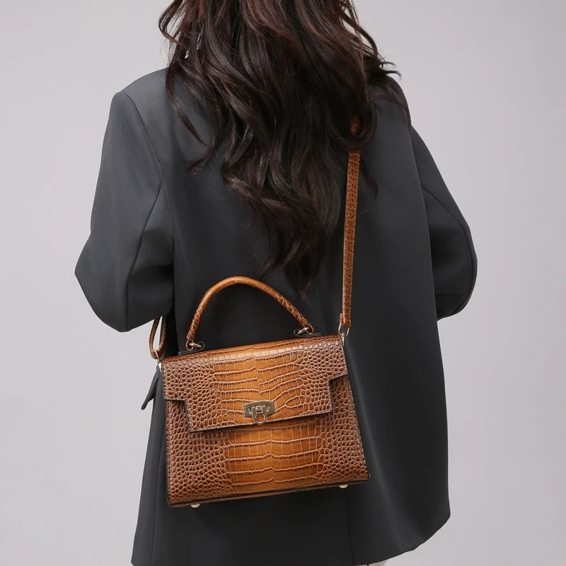Leather handbag