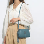 Lightweight leather sling bag