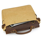 Leather office satchel
