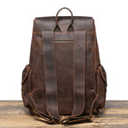 Vintage brown leather rucksack