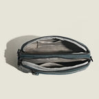Lightweight leather sling bag