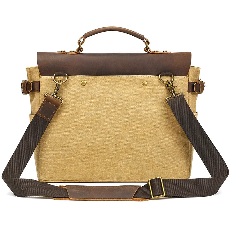 Leather office satchel