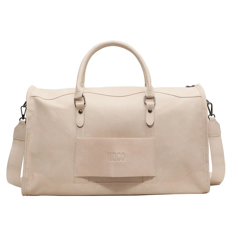 Fashion women's leather duffle bag