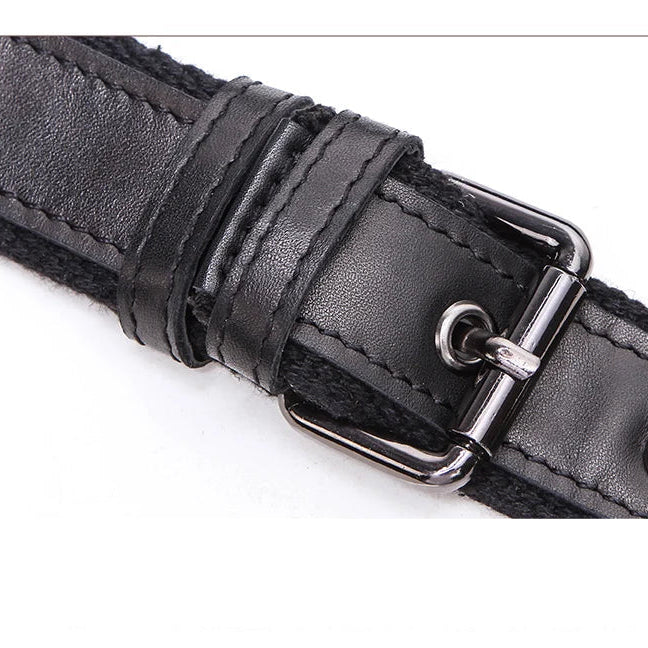 Leather belt bag for men